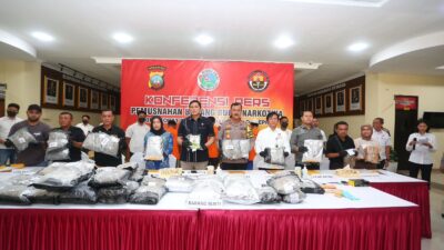 Polda Kepri Musnahkan Sejumlah Narkotika Temuan Agustus-Semptember 2024