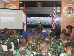 519 Personil Lantamal IV Batam Gelar LATGAKKUMLA KOARMADA I 2024