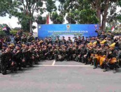 HUT KE-79 KORPS BRIMOB: SATBRIMOB POLDA KEPRI TEGASKAN DEDIKASI UNTUK NEGERI