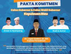 Ombudsman Kepri Undang Calon Gubenur dan Wakil Tandatangani Pakta Komitmen Pelayanan Publik Bebas Maladministrasi