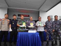 Lantamal IV Bersama Kodim 0316/Batam, Gagalkan Penyeludupan Sabu Seberat 2,6 Kg di Perairan Selat Belakang Padang