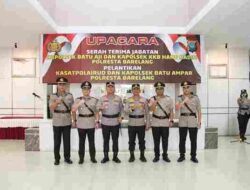 AKP Raden Bimo Dwi Lambang, S.Tr.K., S.I.K Resmi Jabat Kapolsek Batu Aji