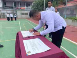 Rutan Batam Laksanakan Penandatangan Komitmen Bersama Pembangunan ZI Tahun 2025 dan Pakta Integritas