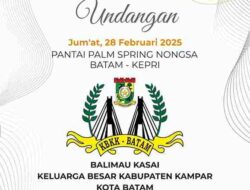 Jelang Ramadhan 1446 H/2025 M, Warga Kampar Adakan Balimau Kasai di Pantai Palm Spring Nongsa Batam