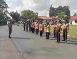Bentuk Generasi Muda Berkarakter Disiplin, Kodim 0316/Batam Gelar Pembinaan Pramuka
