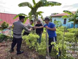 Dukung Asta Cita Presiden, Polsek Bulang Aktif Kembangkan Lahan Produktif