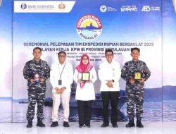 TNI AL dukung Ekspedisi Rupiah Berdaulat 2025, Danlantamal IV Lepas KRI HBS-382