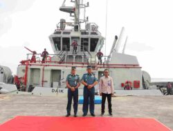 KAPAL TUNDA TD DAIK RESMI PERKUAT LANTAMAL IV BATAM