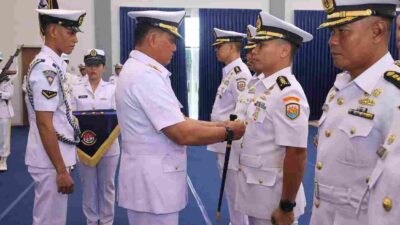 TUMBUHKAN INOVASI DAN KREATIVITAS, DANLANTAMAL IV PIMPIN SERTIJAB ASOPS, DANSATROL DAN KAFASHARKAN MENTIGI LANTAMAL IV