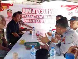Jum’at Curhat, Polsek Batu Ampar dengarkan Keluhan Warga Tanjung Pantun Rt 02/Rw 04 Jodoh