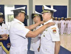 DANKODAERAL IV PIMPIN SERTIJAB DANLANAL RANAI PENJAGA LAUT NATUNA UTARA