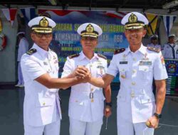 DANSATROL KODAERAL IV PIMPIN SERAH TERIMA JABATAN KOMANDAN KRI BUBARA 868