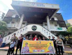 Polsek Bengkong Terima Aspirasi Warga Jemaat di Gereja Katolik Santo Damean lewat Program Minggu Kasih