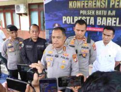Polsek Batu Aji Gelar Konferensi Pers Ungkap Kasus Pembunuhan, Pelaku Ditangkap Kurang dari Dua Kali 24 Jam