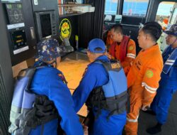 KANTOR SAR TANJUNGPINANG DAN MRCC SINGAPURA MELAKSANAKAN KOORDINASI DALAM PENCARIAN SATU ORANG KRU KAPAL SSCC WADI ALYARAN YANG TERJATUH DI PERAIRAN SINGAPURA