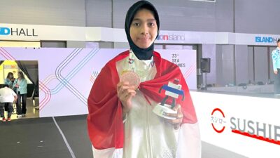 Winda Dwi Putri, Atlet Taekwondo Asal Dojang CTC dan Mahasiswi Universitas Ibnu Sina Batam Raih Perunggu SEA Games 2025