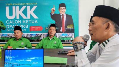 DPW PKB Kepri Gelar UKK Calon Ketua DPAC PKB se-Kota Batam