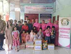 Aksi Sosial di Hari Ibu, Bhayangkari Ranting Bengkong Salurkan Paket Sembako di Panti Asuhan