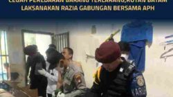Cegah Peredaran Barang Terlarang,Rutan Batam Laksanakan Razia Gabungan Bersama APH