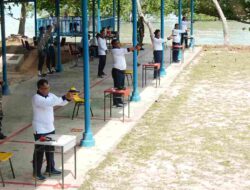 Sebagai Pembinaan Kemampuan, TNI AL Kodaeral IV Gelar Latihan Menembak