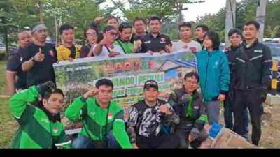 Komunitas Andalan Driver Online (Komando) Goes To Aceh Serahkan Donasi Bencana Alam