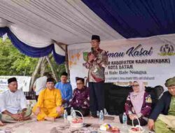 Walikota Batam Amsakar Achmad Bersama Wakil Bupati Kampar Misharti Hadiri Acara Balimau Kasai Warga Kampar Batam