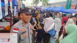 Jaga Ketertiban Bazar Ramadhan, Polsek Bengkong Turunkan Personel Pengamanan