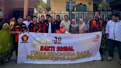 Sinergi Kolaborasi: PC SAPMA PP Batam dan PD TIDAR Kepri Gelar Bakti Sosial di HUT Gerindra ke-18