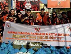 Jaga Soliditas, MPC PP dan PC SAPMA PP Kota Batam Bagikan 1.000 Paket Takjil Gratis