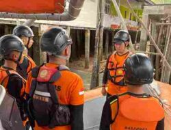TIM Gabungan Melakukan Pencarian Terhadap Rahman(65) Yang Hilang Saat Melaut di Perairan Desa Sungai Pinang