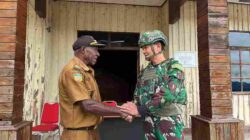 Perkuat Hubungan dengan Pemerintah Distrik dan Lembaga Adat, Satgas Yonif 136/Tuah Sakti Bangun Kolaborasi Demi Keamanan, Ketertiban, dan Pembangunan di Distrik Nume