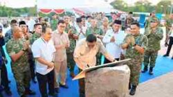 Menteri Pertahanan RI Jendral TNI (Purn) Sjafrie Sjamsoeddin, M.B.A Resmikan Masjid Bintang Amin Angkasa di Lanud Hang Nadim