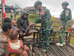 Aksi Nyata Tanpa Batas di Pelosok Papua: Satgas Yonif 136/TS Tembus Medan Sulit, Hadirkan Layanan Kesehatan, Tebar Kepedulian, dan Bangkitkan Harapan Baru bagi Warga Nume