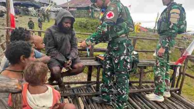 Aksi Nyata Tanpa Batas di Pelosok Papua: Satgas Yonif 136/TS Tembus Medan Sulit, Hadirkan Layanan Kesehatan, Tebar Kepedulian, dan Bangkitkan Harapan Baru bagi Warga Nume