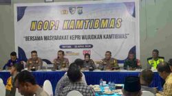 Melalui Ngopi Kamtibmas, Korbinmas Baharkam Polri Ajak Warga Bengkong Laut Jaga Keamanan Lingkungan
