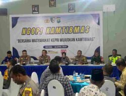 Melalui Ngopi Kamtibmas, Korbinmas Baharkam Polri Ajak Warga Bengkong Laut Jaga Keamanan Lingkungan