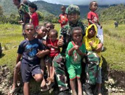 Bukan Sekadar Datang, Mereka Menghidupkan Harapan: Cerita Satgas 136/TS di Kampung Baptis