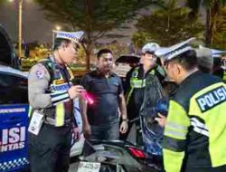 Satlantas Polresta Barelang Berhasil Amankan 35 Kendaraan Berknalpot Brong Saat Patroli Malam