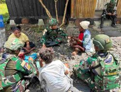 Kehadiran Satgas Yonif 136 TS Di Ujung Negeri, Mereka Tak Hanya Menjaga Perbatasan Tapi Mereka Merawat Harapan Masyarakat Papua