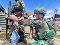 Di Balik Sunyi Jigonikme, Satgas Yonif 136/TS Hadir Membawa Harapan Masyarakat Papua