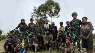 Di Balik Lembah Mepar, Prajurit Yonif 136 / Tuah Sakti Hadir Menguatkan Harapan