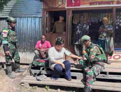 Satgas Yonif 136/Tuah Sakti Hadirkan Pelayanan Kesehatan Gratis bagi Warga Dolinggame Papua