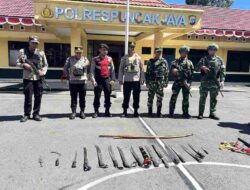 Jaga Kondusivitas Kota Mulia Intan Jaya Papua Tengah, TNI – Polri Gelar Patroli Gabungan Skala Besar