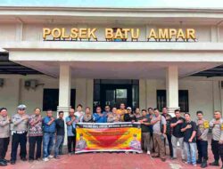 Pantau Pelaku Pencurian Fasilitas Umum, Kapolsek Batu Ampar Gandeng dan Beri Himbauan Pengusaha Besi Tua di Wilayah Hukum Nya