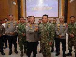 KAPOLDA KEPRI DAN DANKODAERAL IV BATAM PERKUAT SINERGI TNI-POLRI JAGA KEAMANAN WILAYAH KEPULAUAN