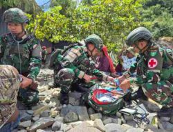 Satgas Yonif 136/TS Hadir Menjaga Sehat, Anjangsana dan Yankes Gratis Warnai Kampung Wurak Puncak Jaya Papua