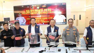 Satreskrim Polresta Barelang Berhasil Ungkap Pencurian Kabel dan Besi Fasilitas Publik di Jembatan 1 Barelang