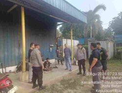 Polsek Batu Ampar Respon Cepat Layanan Polisi 110 dengan Mendatangi TKP Dugaan Percobaan Pencurian