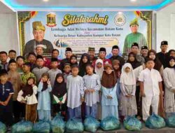 Pererat Silaturahmi, KBKK Kota Batam Bersama LAM Kecamatan Batam Kota Bagikan Sembako Untuk Anak Yatim, Janda dan Keluarga Kurang Mampu