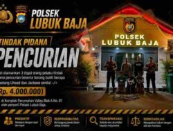 Respon Cepat Laporan Warga, Tim Batara Biru Polsek Lubuk Baja Bekuk Tiga Terduga Pelaku Pencurian Besi